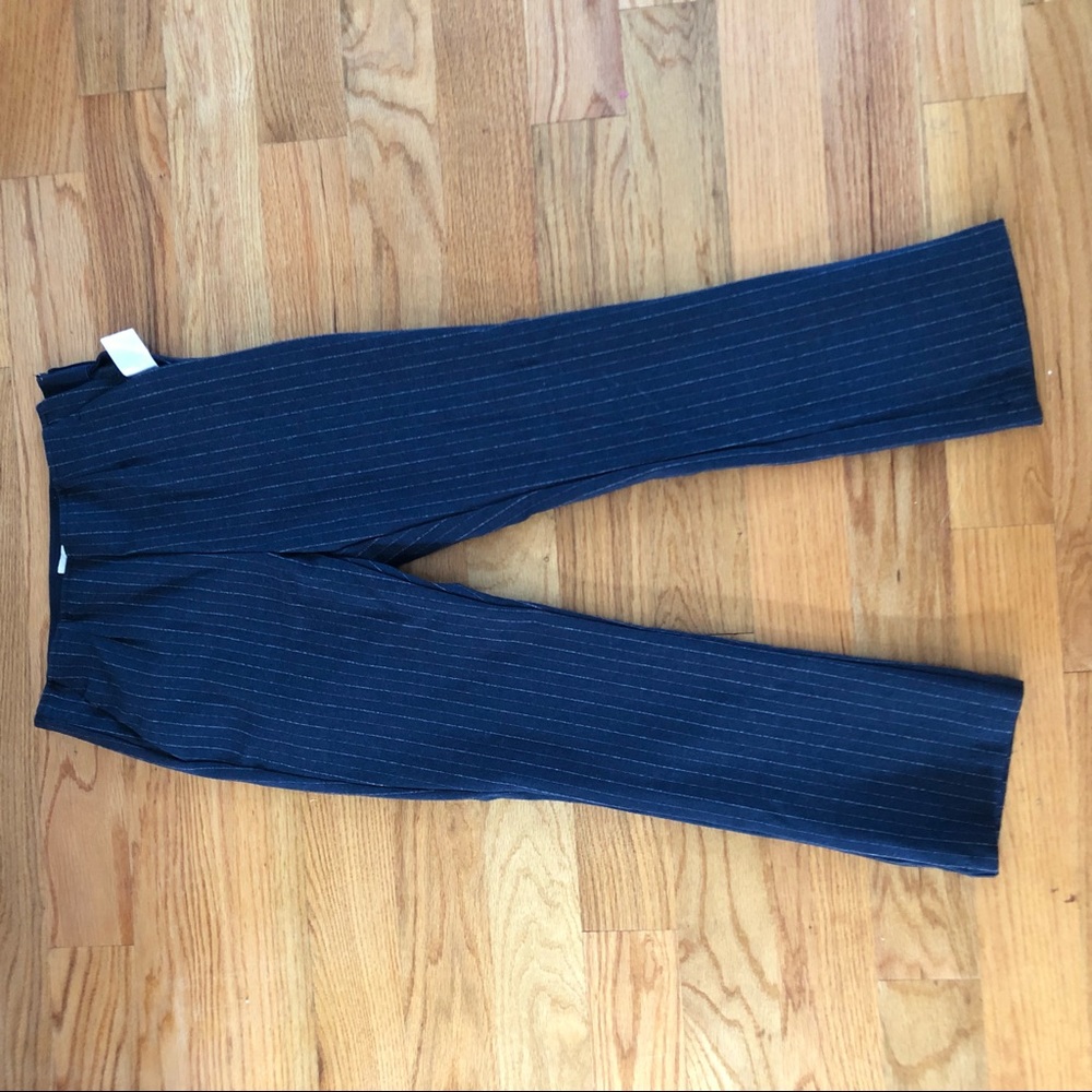 GAP stretchy flared striped pants